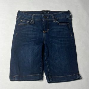 Dark blue jean shorts